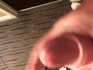 Daddy Bear's Overhead Wank 'n Cum for You