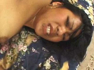 Tight Asian Pussy Did Not Expect Huge BBC