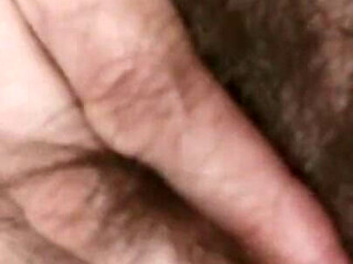Playing with the Hair on My Pussy