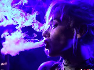 Kitty Quinn smokes her night away