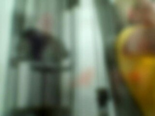 Amateur blonde milf practices at the gym with a big cock