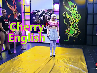 Cherryenglish takes on multiple cocks in a hardcore German gangbang