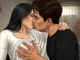 House wife with his boy friend no one in home