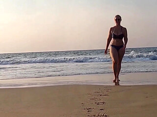 Beautiful Blonde Mature Wife Enjoys Her Day