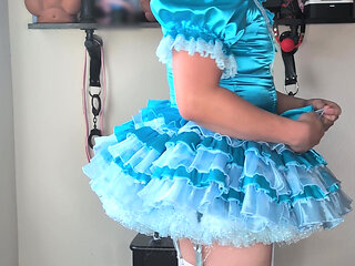 Getting Ready with Sissy Maid Candy!