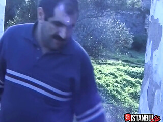 Turkish hot spring gangbang with Sahin K's amateur friends