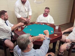 Poker Night Turns Into A Huge Bear Orgy