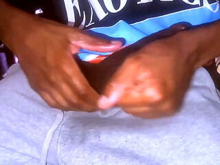 Black Male Solo Cum Explosion You Won'_t Believe