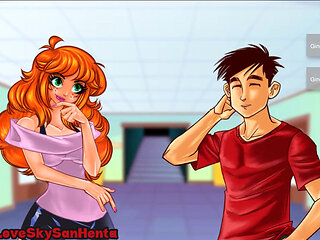 College Days - Part 21 - Sexy Ebony Babe and Horny Girls by Loveskysanhentai
