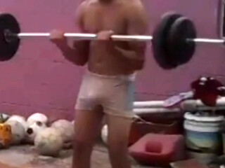 Jesus in boxer excited exercising compilation past videos