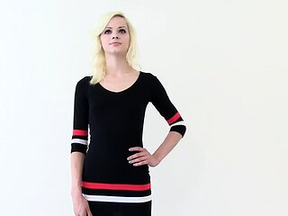 Curly Blonde Teen Records Solo Dildo Masturbation More at