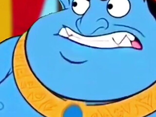 Futanari. Princess Jasmine Girl with a Big Dick. Porn Aladdin Series.