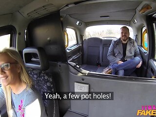 Desperate blonde MILF offers a fuck in lost situation