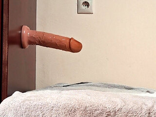 Horny as Always in My Favorite Position, Caressing My Nipples and Ready to Cum...