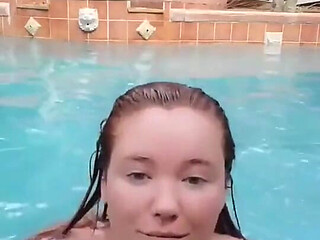Swimming Naked in the Pool!