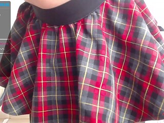 Russian Schoolgirl Plays with Toy on Bongacams