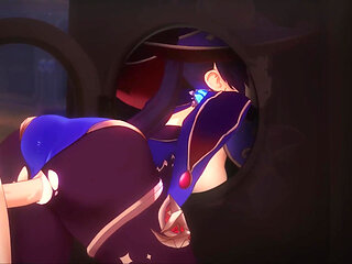 Mona Is Stuck! Time to Fuck Her