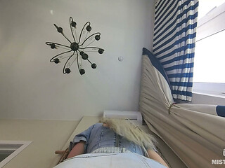 POV Face Sitting My Big Pink-panty Ass Jumping on Your Face
