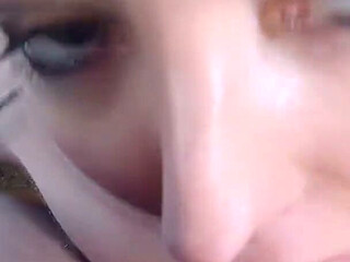 Cumming on MILFs Big Tits Blowjob