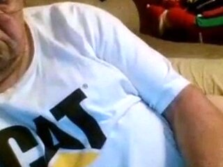 Daddy Strokes on Webcam