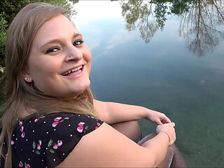 Spontaner Outdoor-Quickie am See! WURDE ICH ERKANNT?
