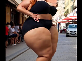 Thick BBW dancing animation (Ai generated)