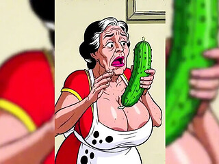 AI Cartoon MILF Shows Off Her Massive Melons