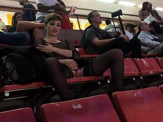 Amateur public xxx onto the ferry