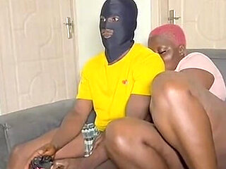 Watch Me Distract Him to He Butt All These Load on Me.