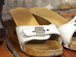 Calm Dangling in Sheer Nylons