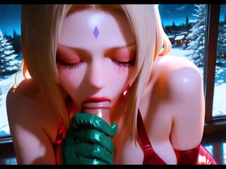 Tsunade Gave Herself to Naruto as a New Year's Gift. Tsunade and Naruto 3D Ai Hot Porn