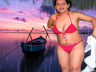 PREVIEW OF HOT SOAKING WET STRIPTEASE WITH AGARABAS AND OLPR
