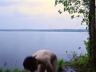 Flexing and Jerking in the Rain by the Lake