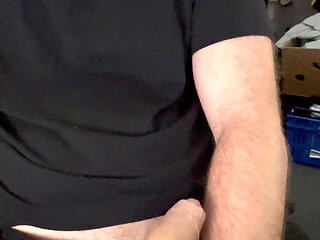 Morning wank with cum