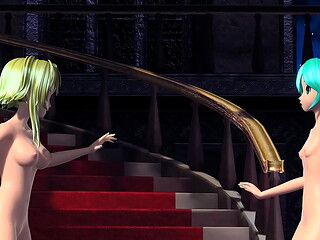 Hatsune Miku &amp_ Gumi Cendrillon Project Diva Nude Mod Full Nude