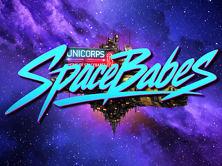 Sci-fi babe gets a massive facial in outer space