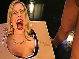 Melanie Moon Takes an Old-Fashioned Piss and Cock Flood: Nonstop Blonde Bukkake