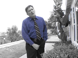 Old pig hits on the hot black friend of his stepdaughter