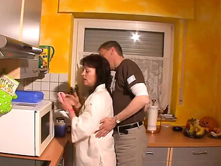 Old German grandma takes an unexpected session into hardcore sex.