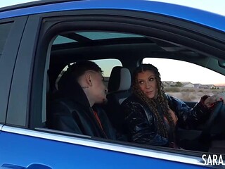Sara Jay Big Tits Roadside Ride