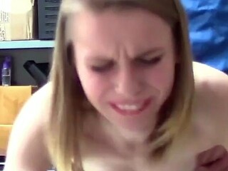 Cute youthful nymph into office roleplay as a enslaved