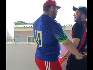 Urs&atilde_o maloka comendo branquinho tatuado na laje (COMPLETO NO RED)