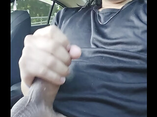 Masturbacion en el carro