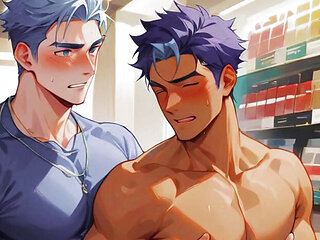 Gay Sex with a Stranger Inside the Supermarket