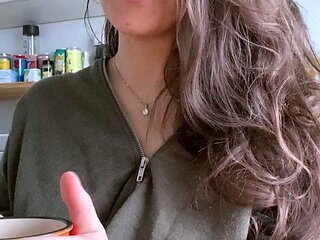 Curly Blonde Teen Records Solo Dildo Masturbation More at