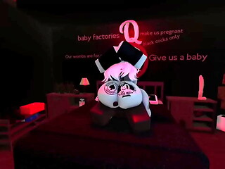 white slut couldn'_t get enough of this bull cock~ (roblox)
