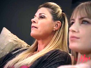 India Summer and Scarlett Sages Lesbian Snowball Fisting