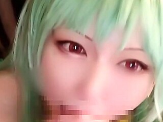 Ram-chan loves deepthroat in cosplay