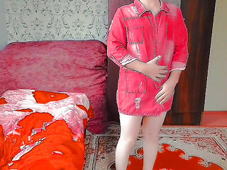 Cumshot Happens Without Hands Swallowing With Cute Ladyboy Legs