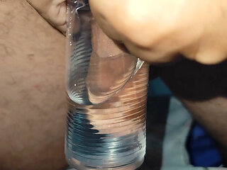 A Cock Cold in Salt Water Quickly Gets an Erection.